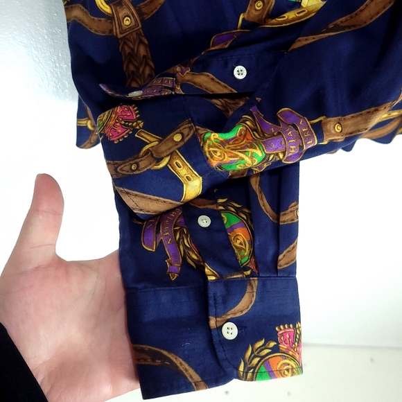 Lauren Ralph Lauren Bridle Belts & Crests Shirt - Picture 7 of 9